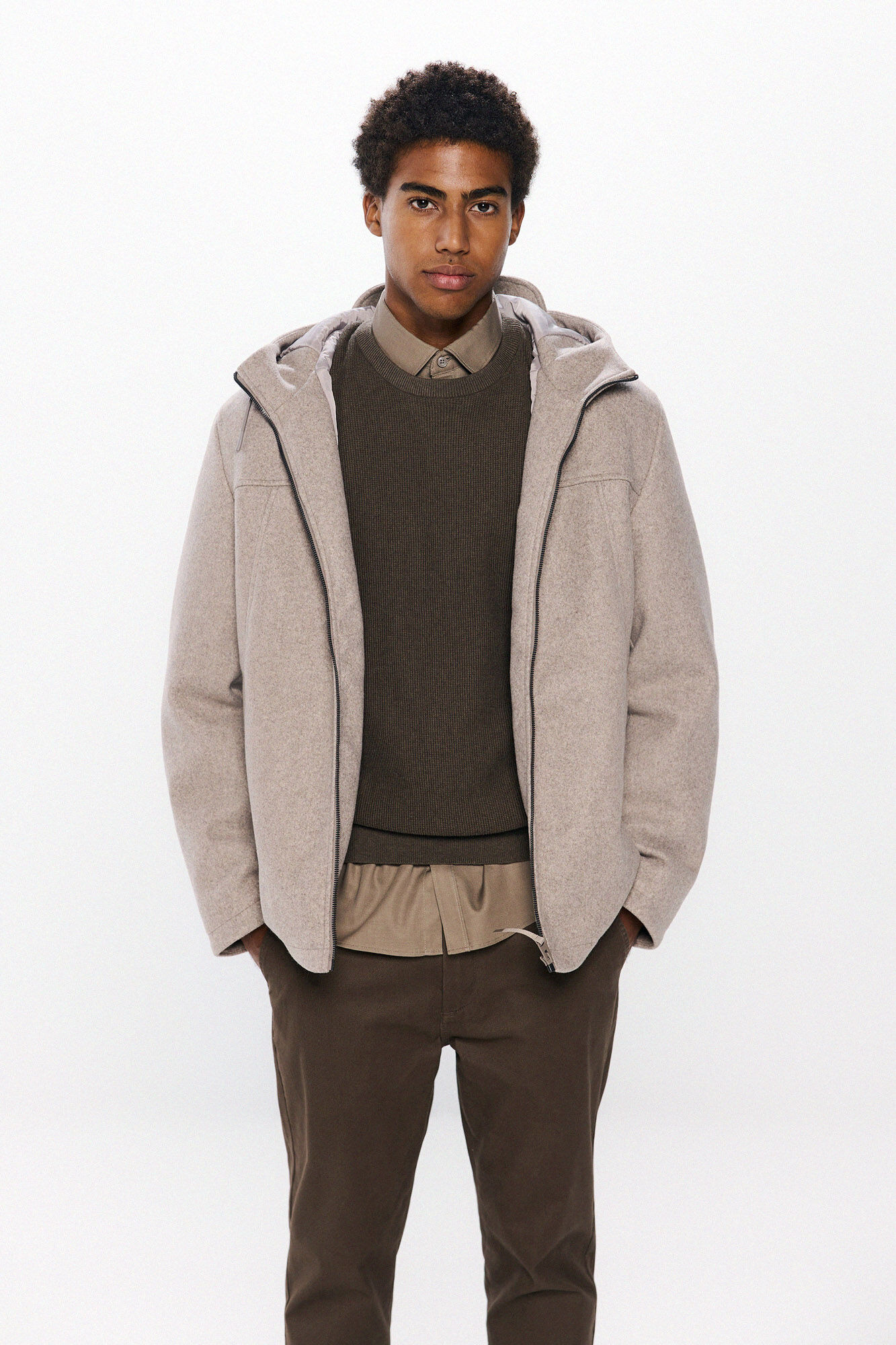 Parka de lana hombre deals