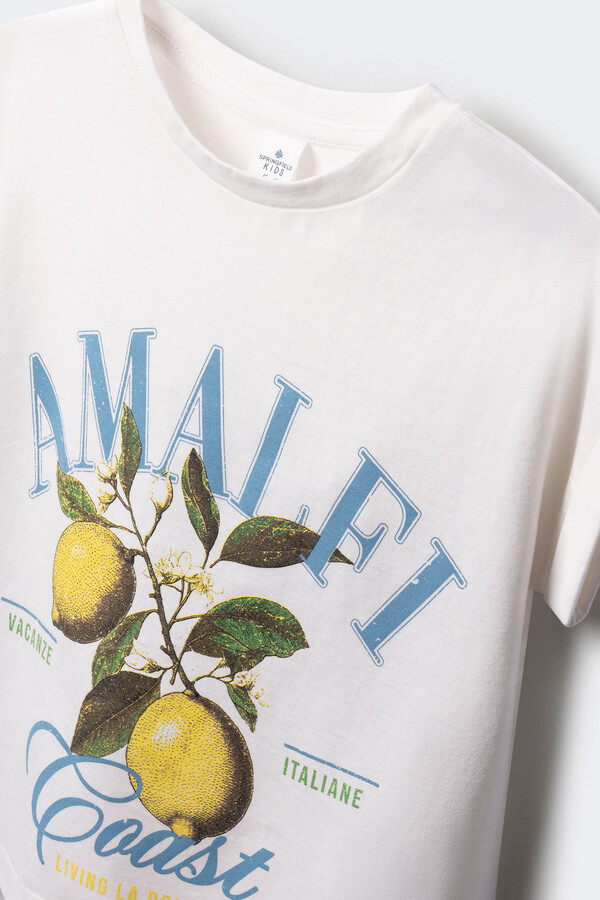 Springfield Kids Playera Amalfi niña natural