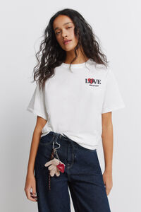 Springfield Playera manga corta 'Love'