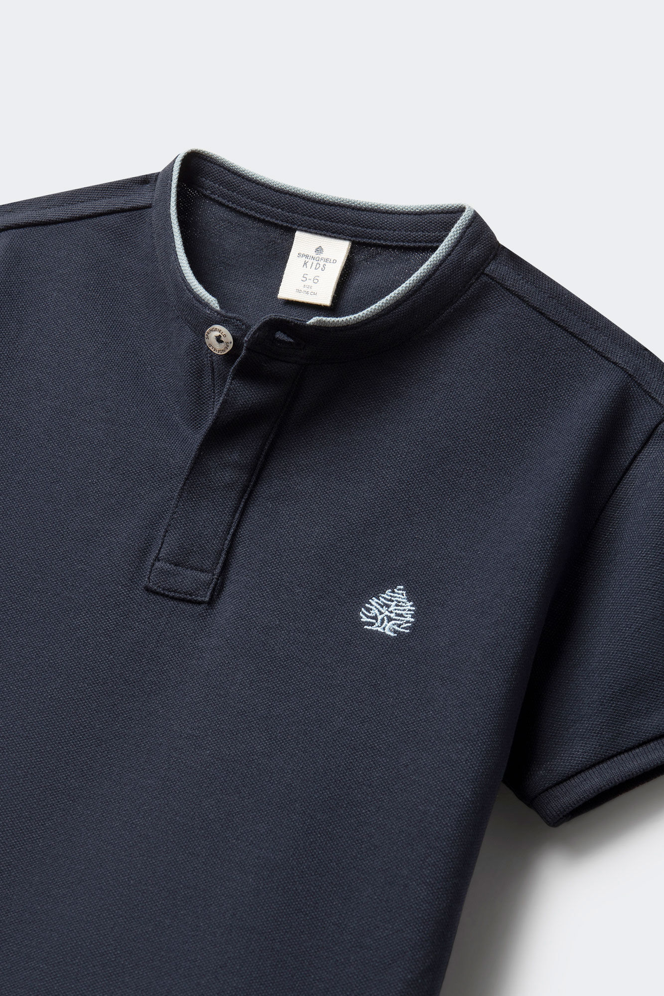 Springfield Kids Polo cuello mao ni&ntilde;o marino