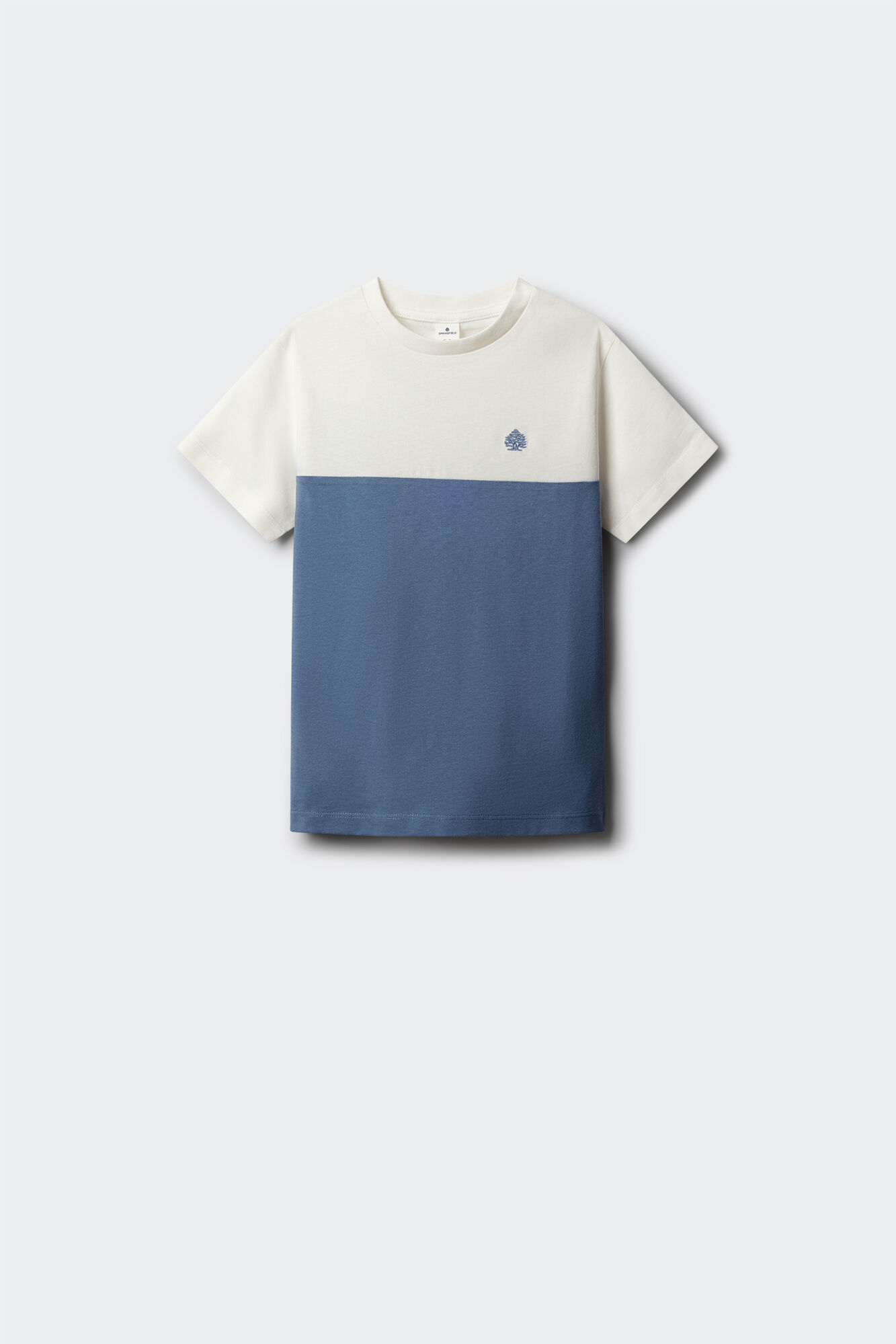 Springfield Kids Playera manga corta color block para ni&ntilde;o