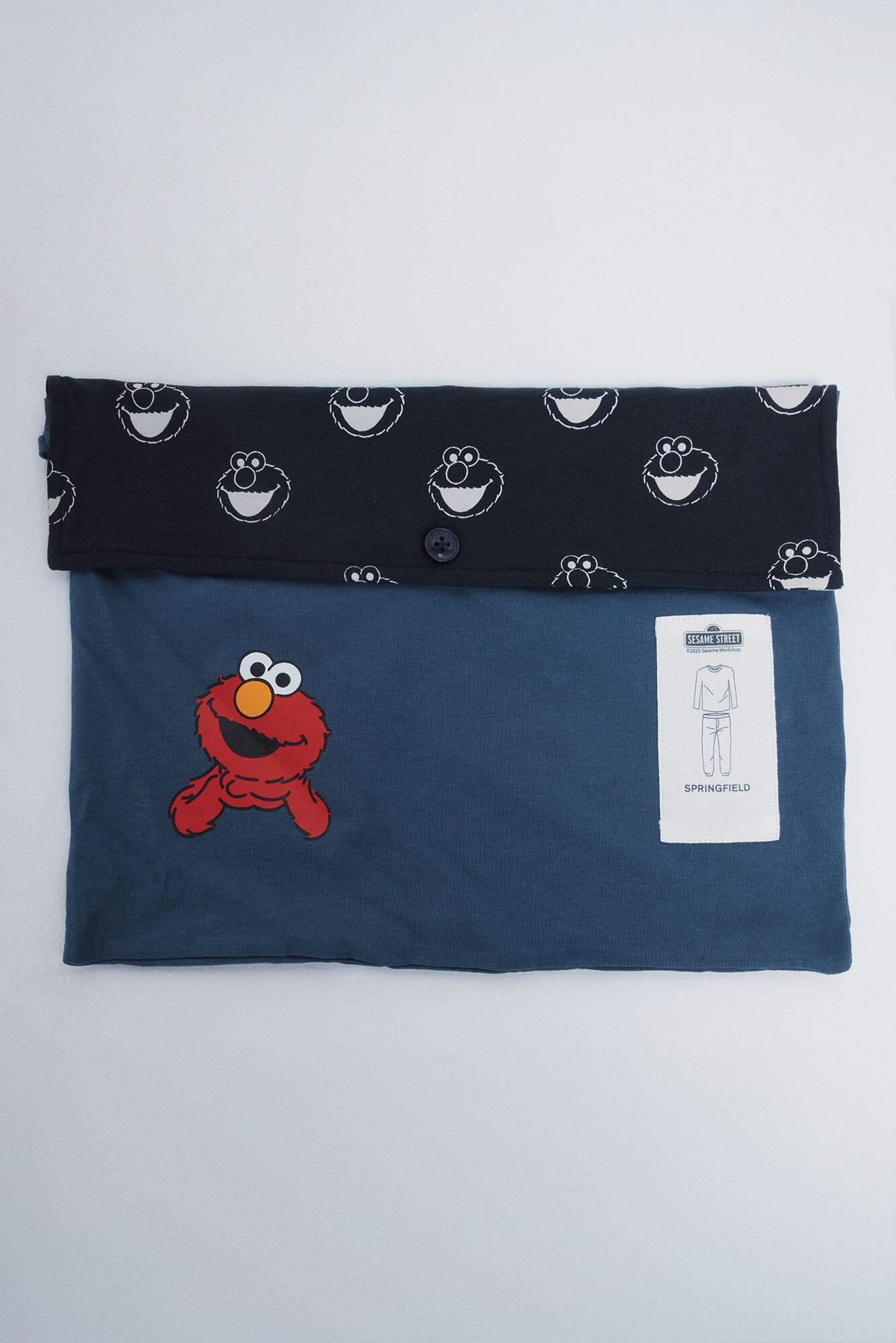 Springfield Pijama largo Plaza S&eacute;samo azul