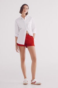 Springfield Short chino cinturón rojo