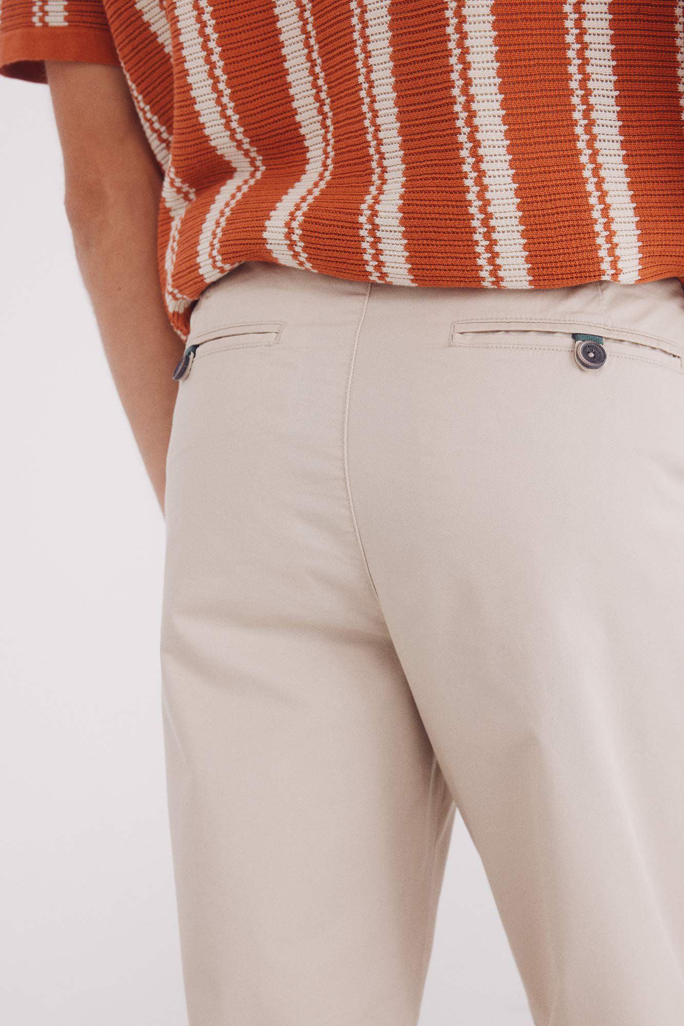 Springfield Pantal&oacute;n chino comfort slim fit beige