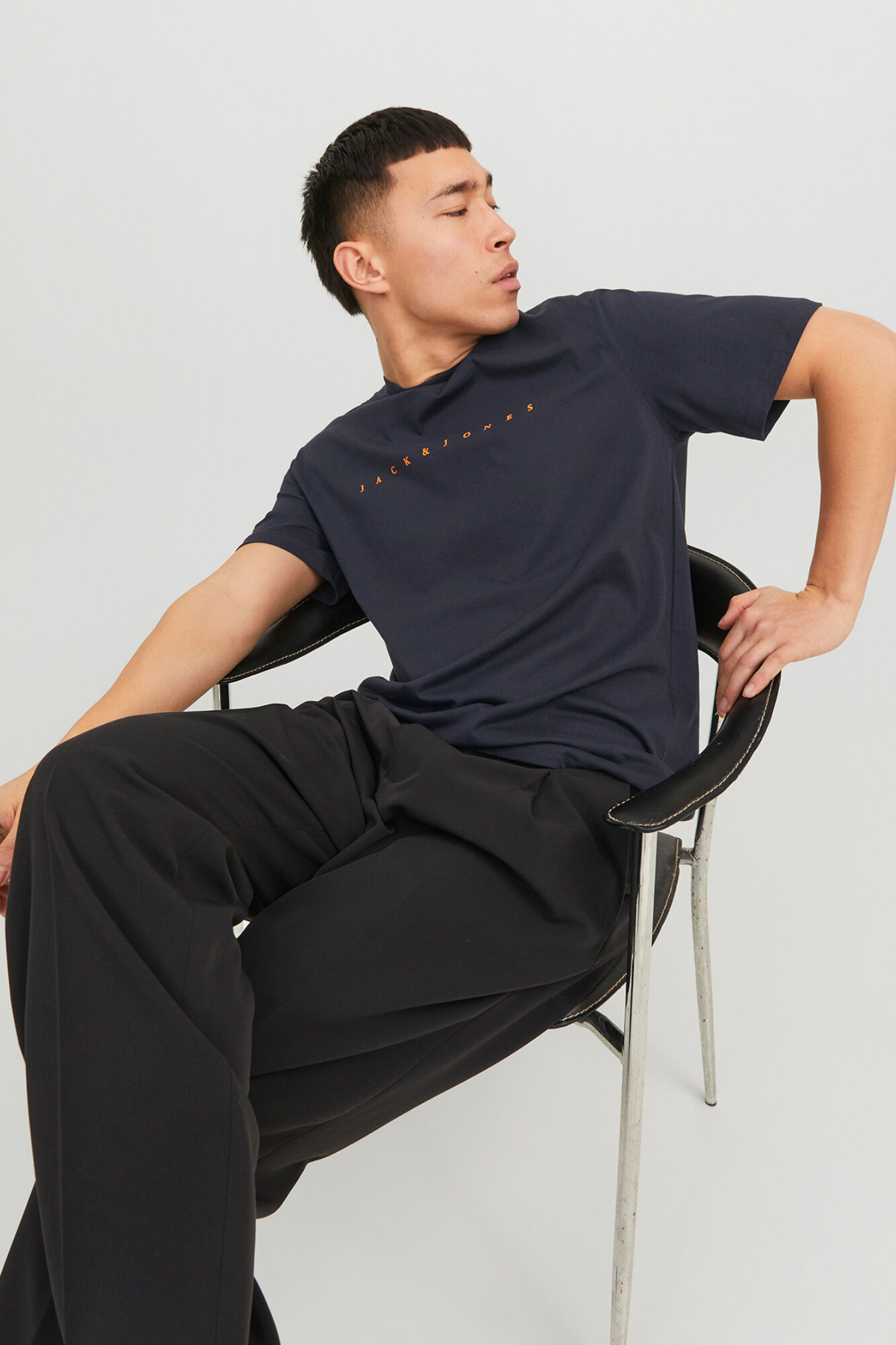 Jack & Jones Playera relaxed de manga corta