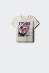 Springfield Playera Rolling Stones niña natural