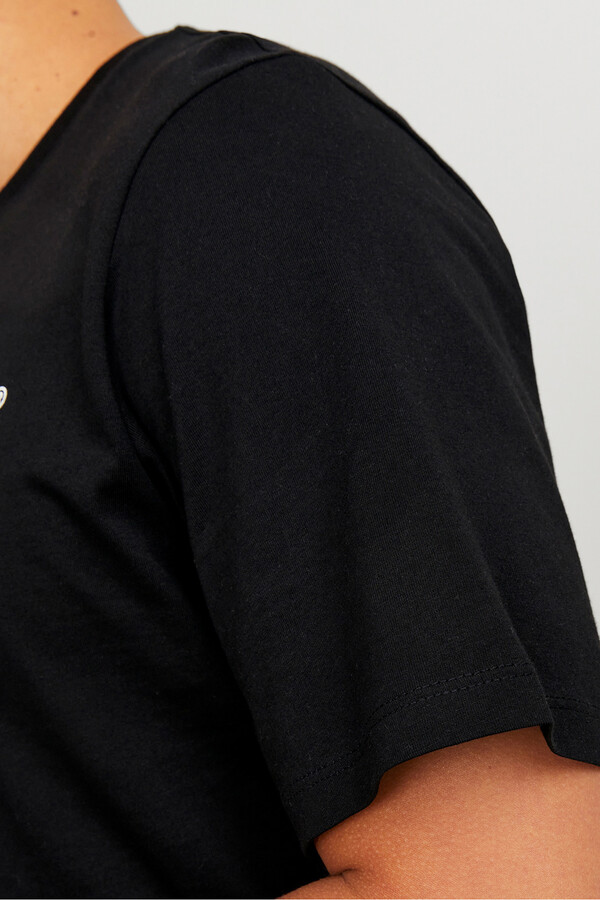 Jack & Jones Playera estándar fit negro