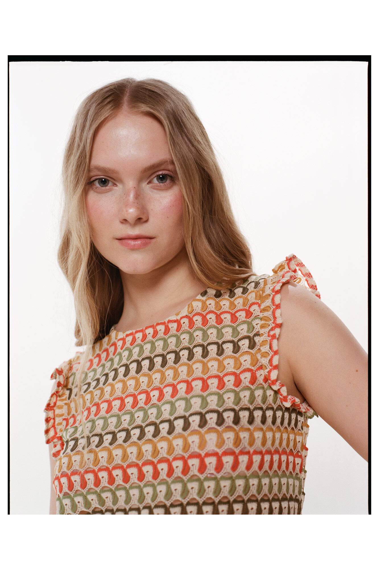 Springfield Playera estructura multicolor