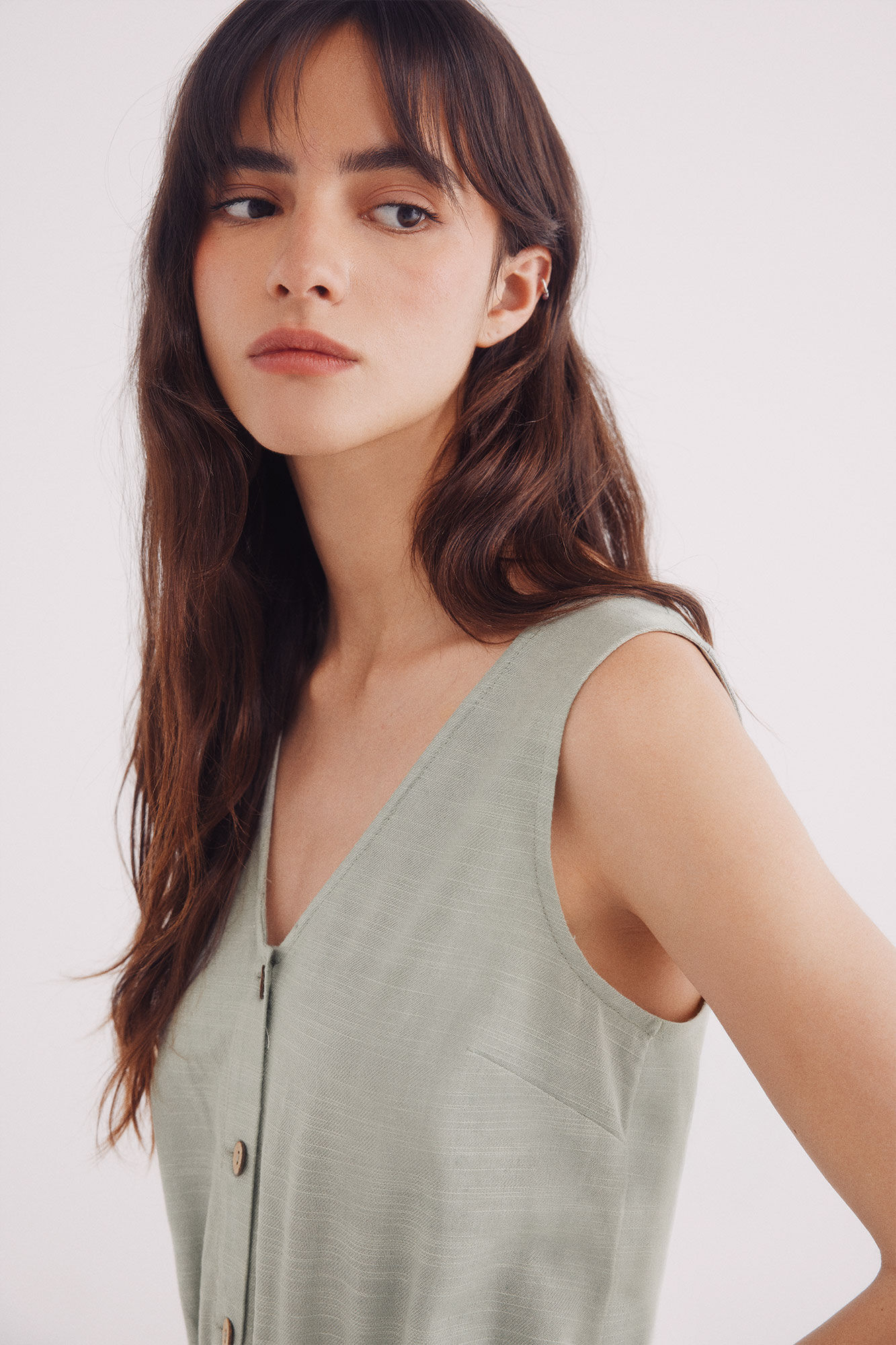 Springfield Jumper algod&oacute;n verde