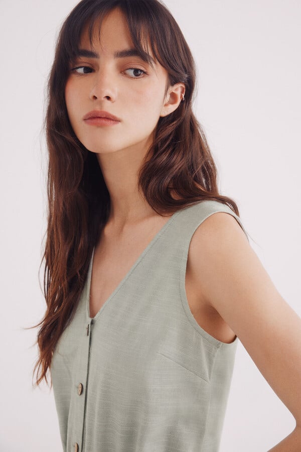 Springfield Jumper algodón verde