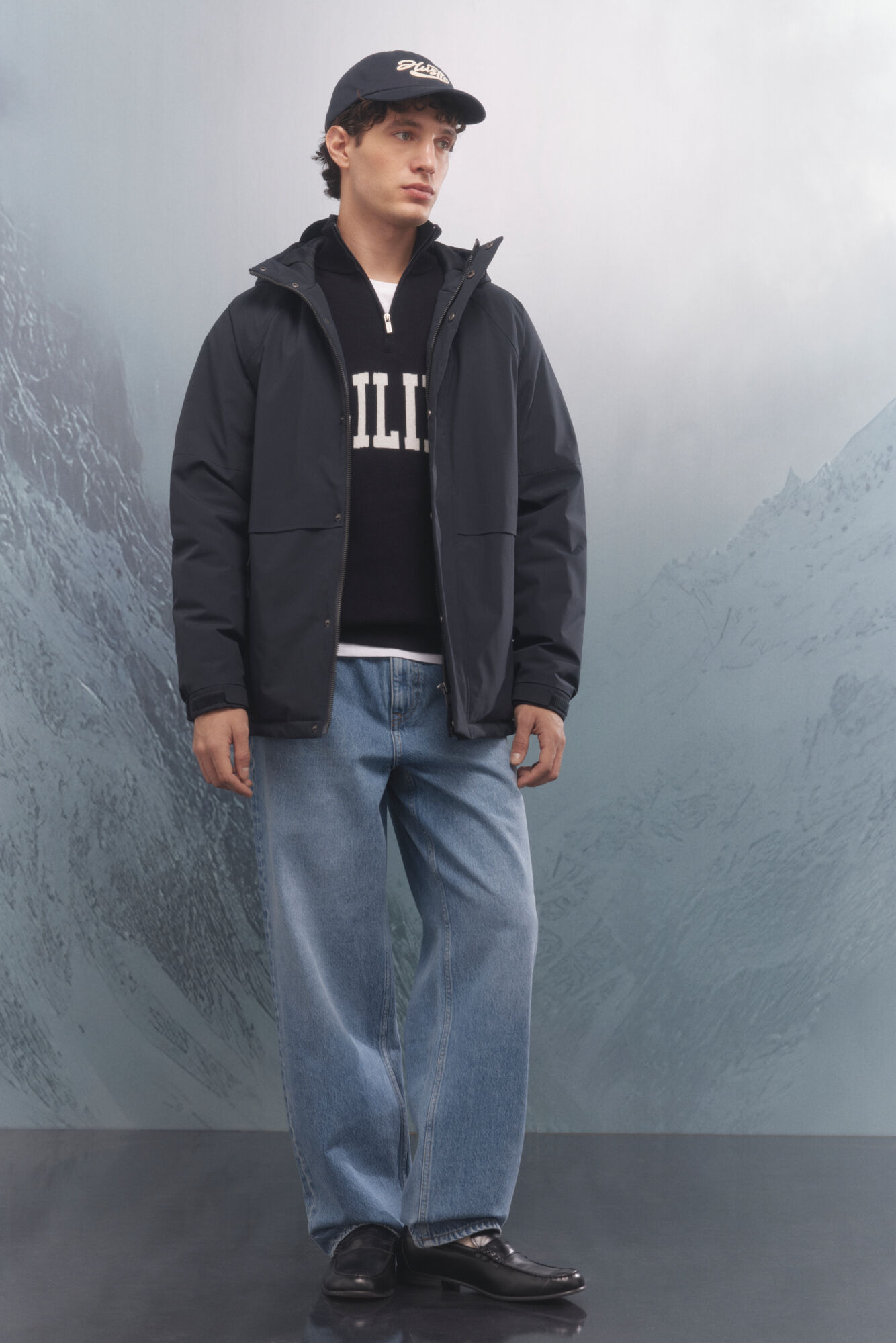 Springfield Parka t&eacute;rmica con relleno azul