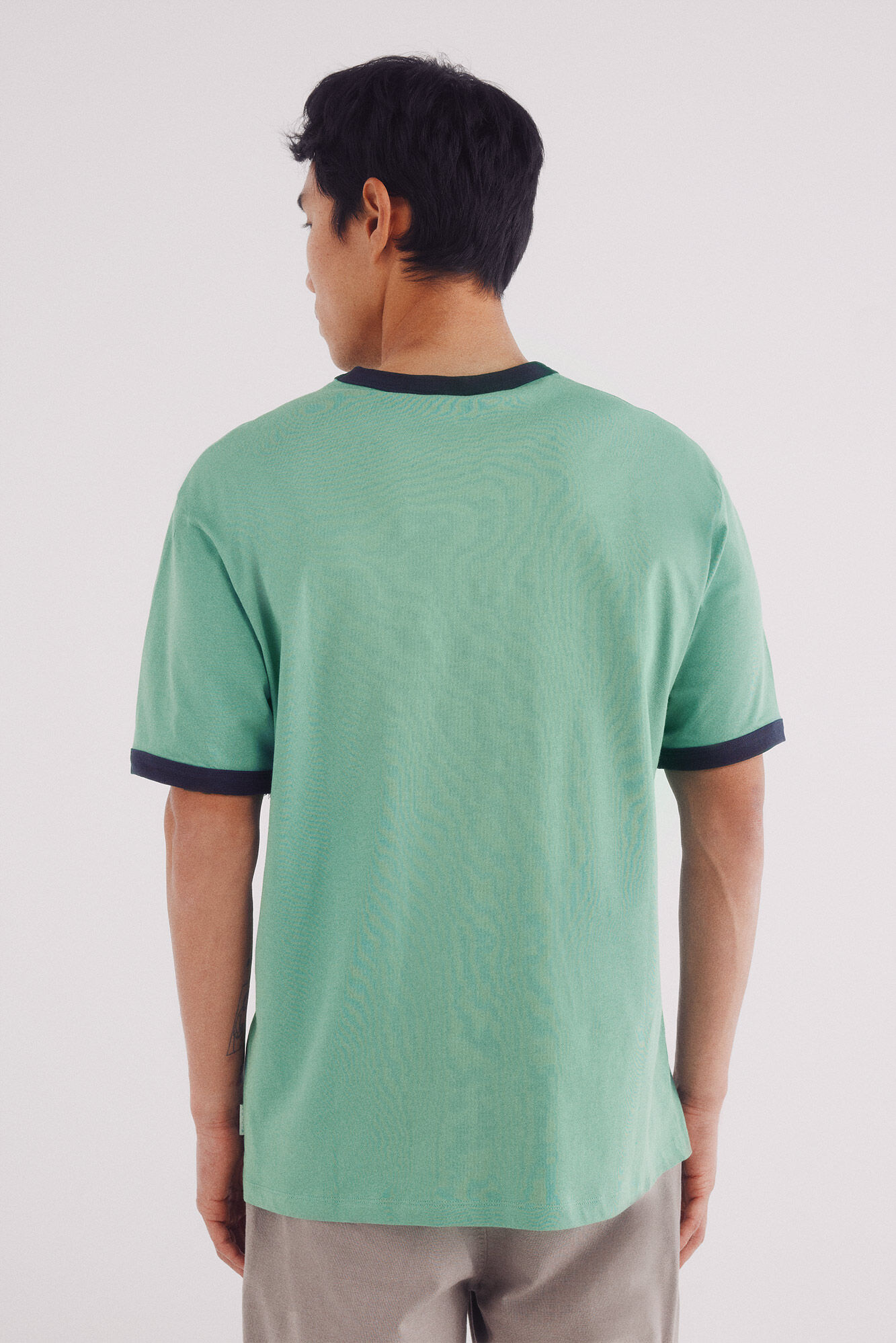 Springfield Playera contraste verde