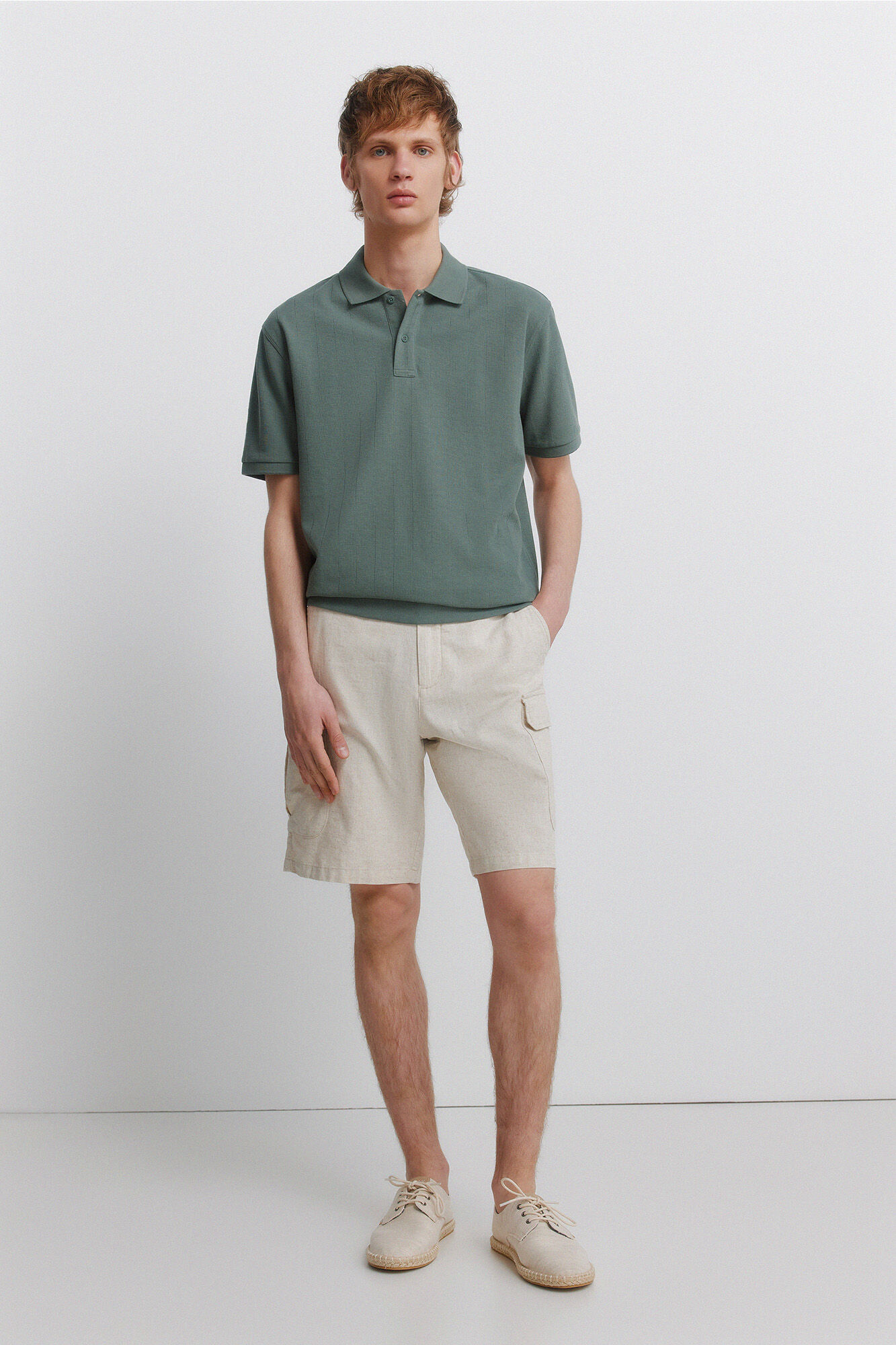 Springfield Polo de estructura regular fit caza oscuro