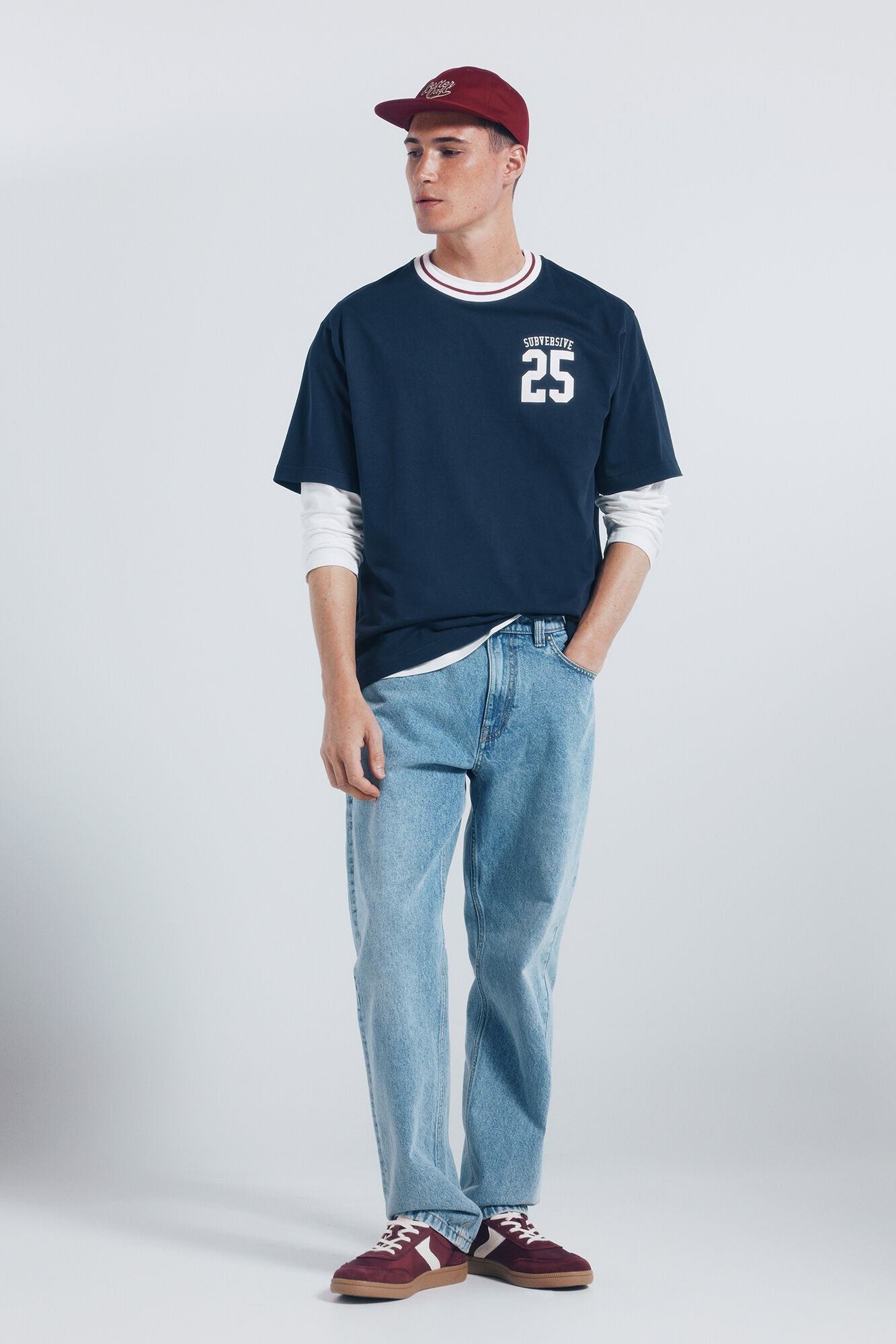 Springfield Playera subversiva 25 azul