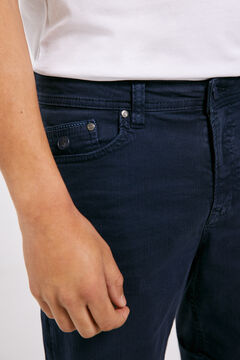 Springfield Bermuda vaquera 5 bolsillos slim lavada azul