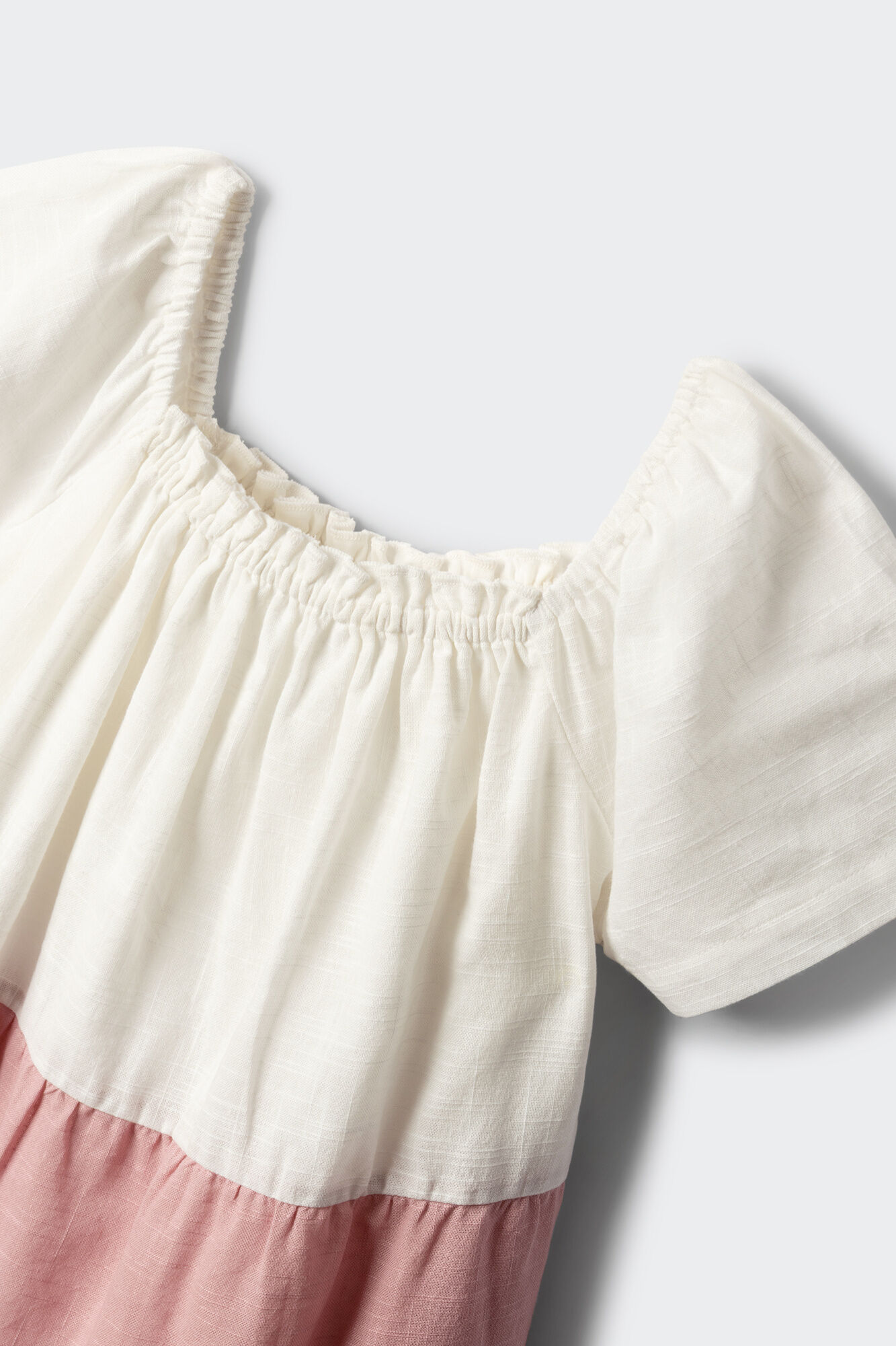 Springfield Kids Vestido de bloques para ni&ntilde;a fucsia