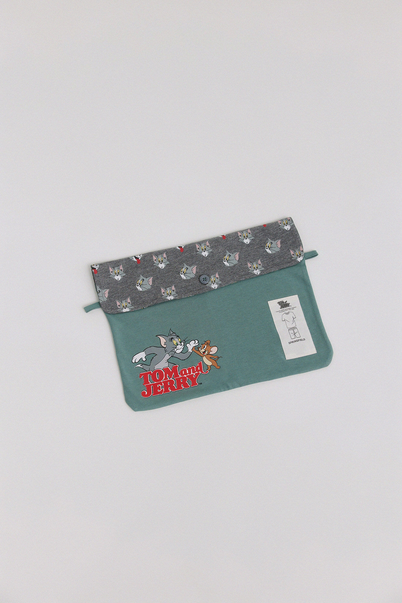 Springfield Pijama corta Tom & Jerry verde