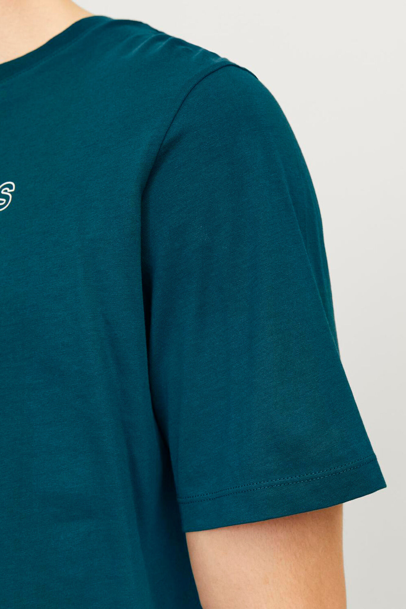 Jack & Jones Playera est&aacute;ndar fit azul