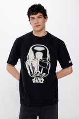 Springfield Playera Stars Wars Helmet negro