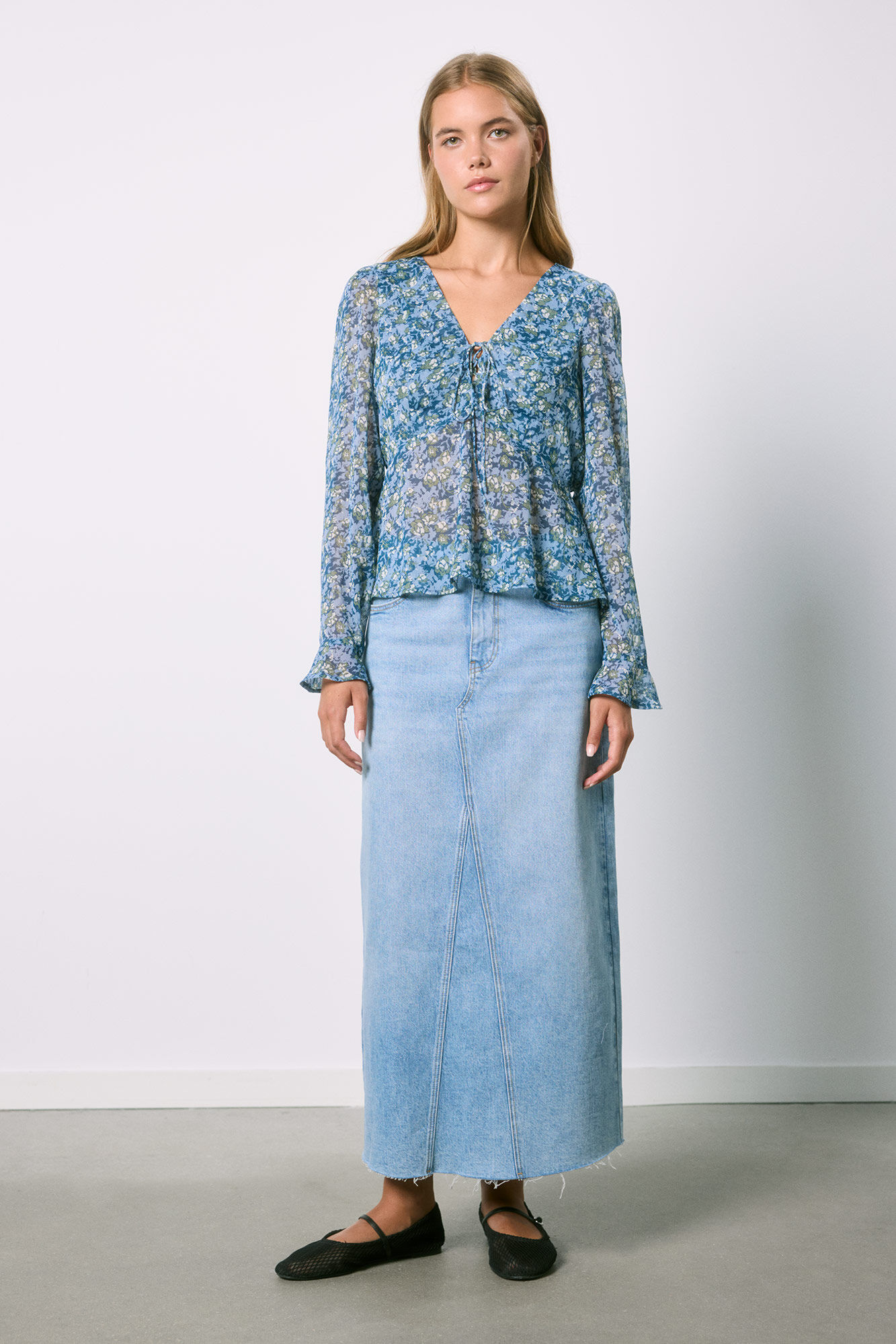 High Spirits Camisa Olivia azul indigo