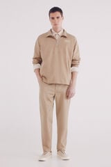 Springfield Pantalón chino comfort slim fit beige