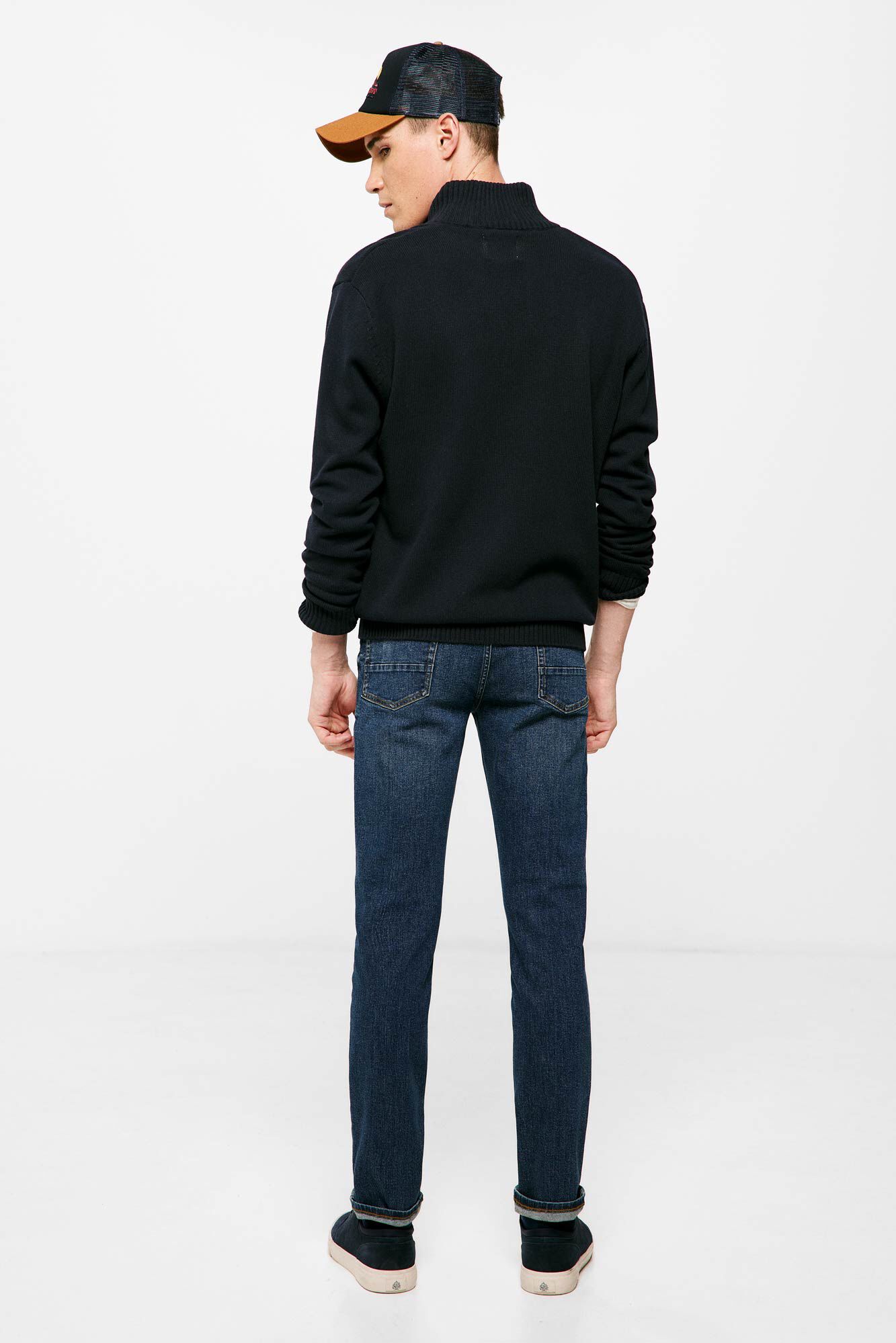 Springfield Jeans skinny lavado oscuro turquesa