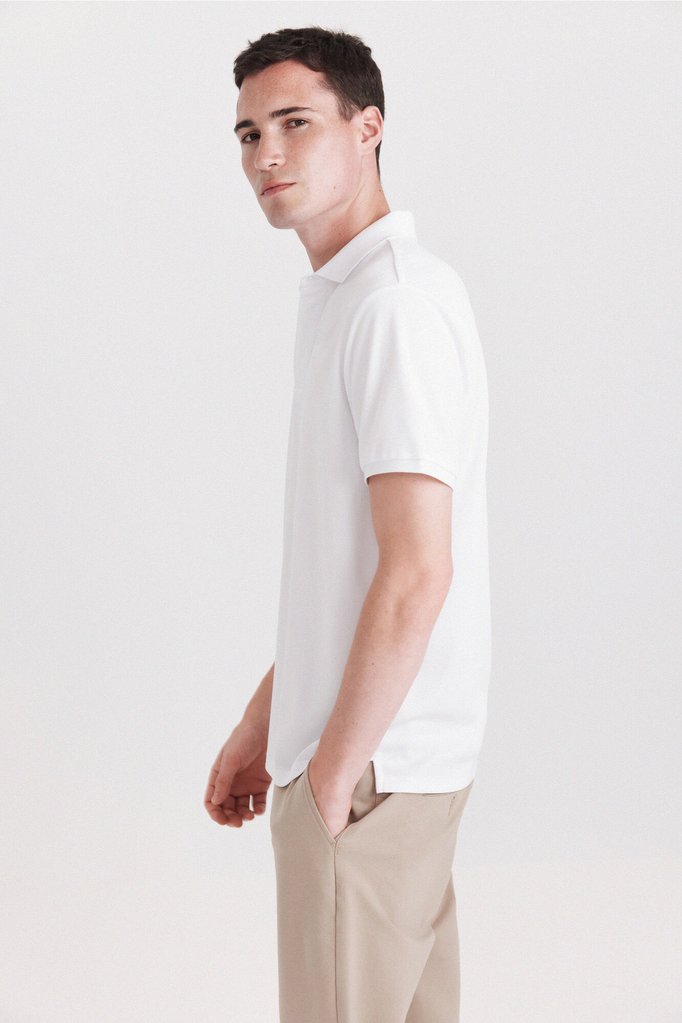 Springfield Polo de tejido t&eacute;cnico slim fit