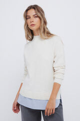 Springfield Jersey combinado de cuello Perkins marino