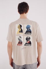 Springfield Camiseta Alfred Hitchcock beige