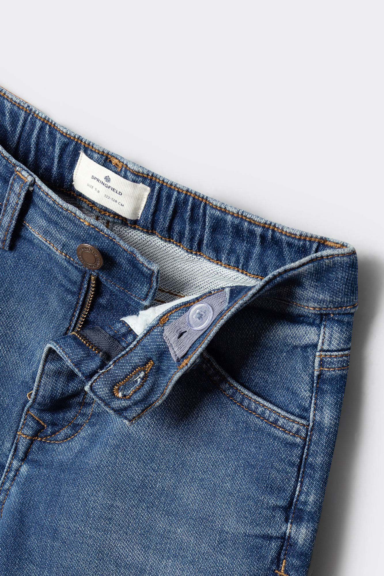 Springfield Kids Pantal&oacute;n ni&ntilde;o de tejido azul