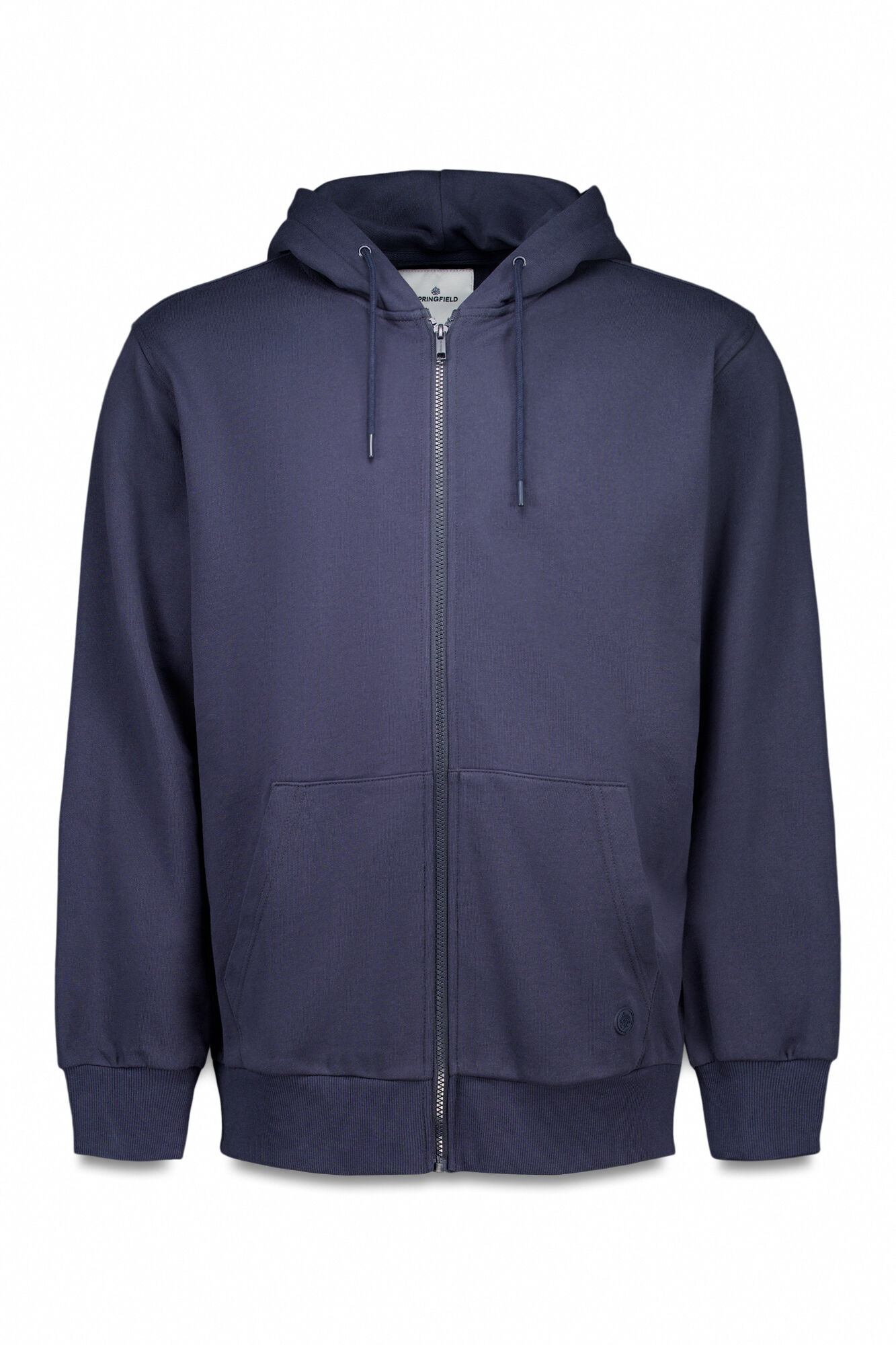 Springfield Capucha con cierre de sudadera azul