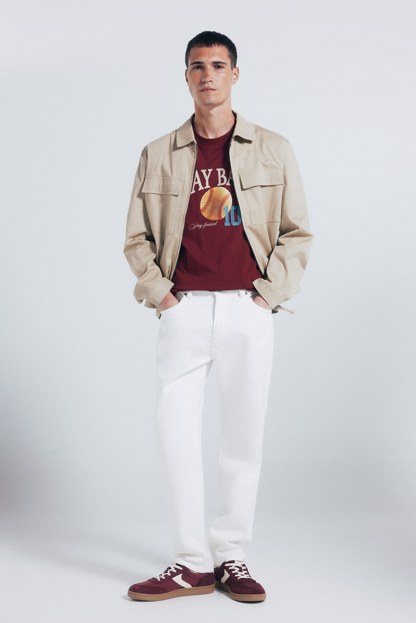 Springfield Camiseta play ball rojo