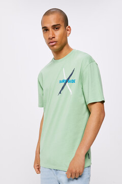 Springfield Camiseta caravana verde