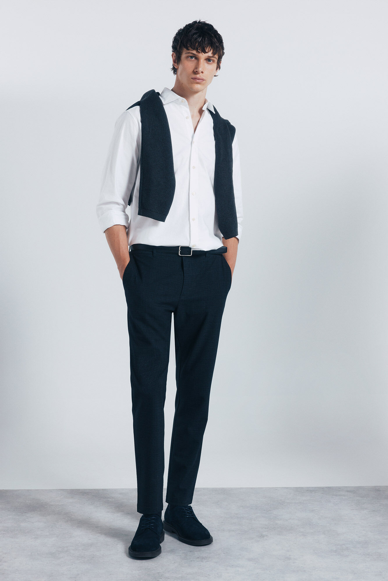 Springfield Camisa Oxford ligera natural