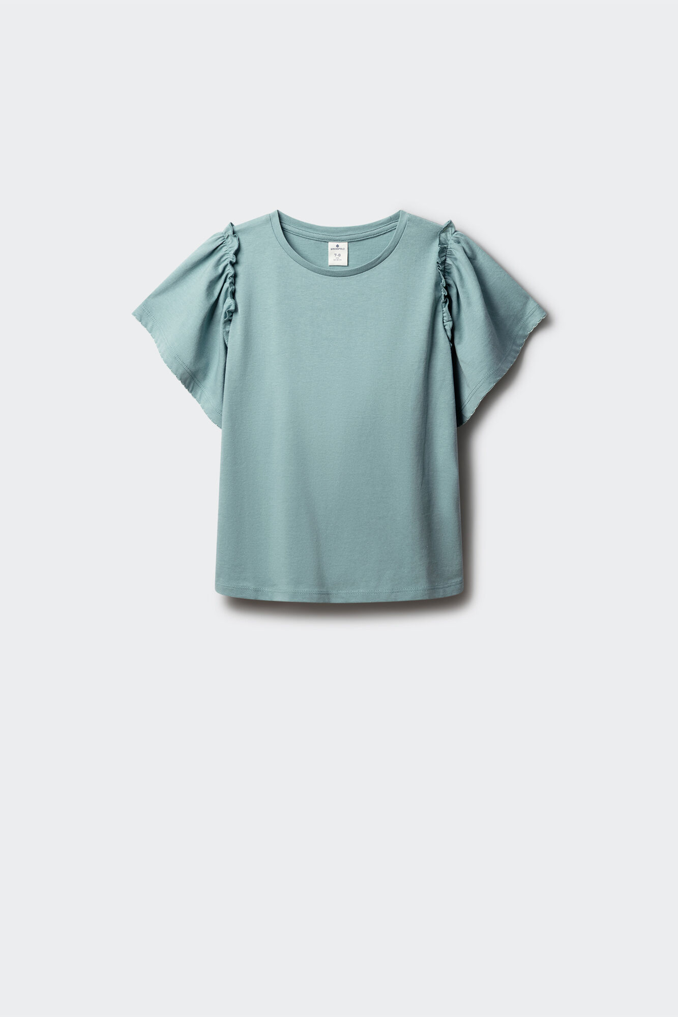 Springfield Kids Playera de manga corta con volantes para ni&ntilde;a