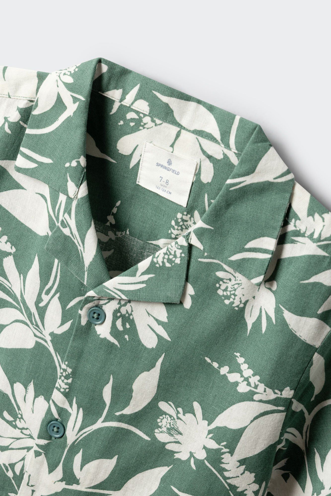 Springfield Kids Camisa de flores para ni&ntilde;o marfil