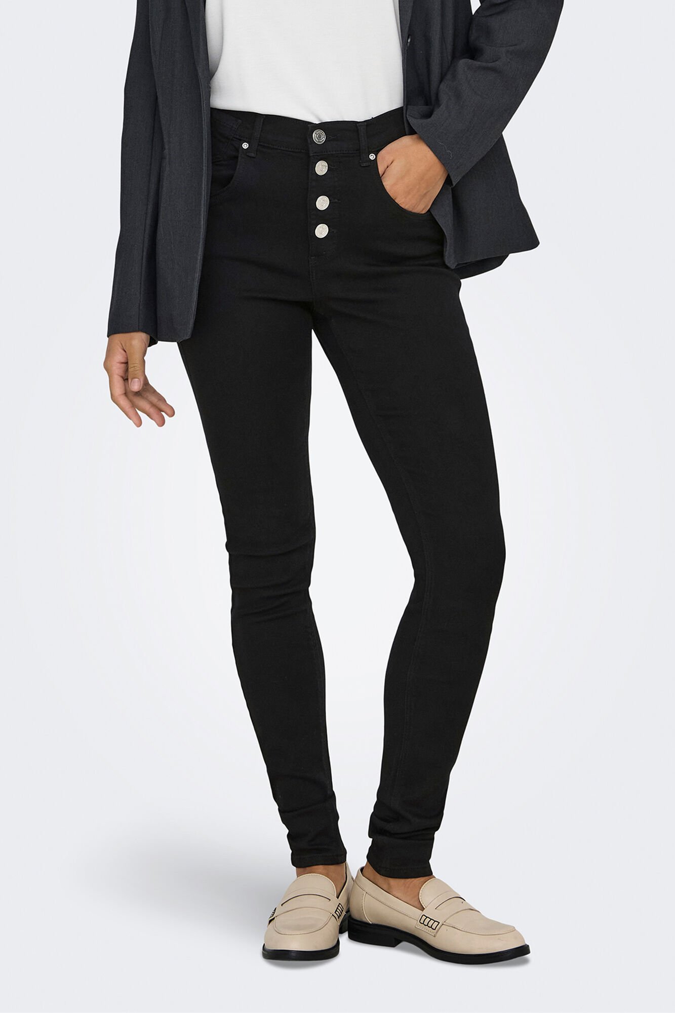 Only Jeans skinny push up negro