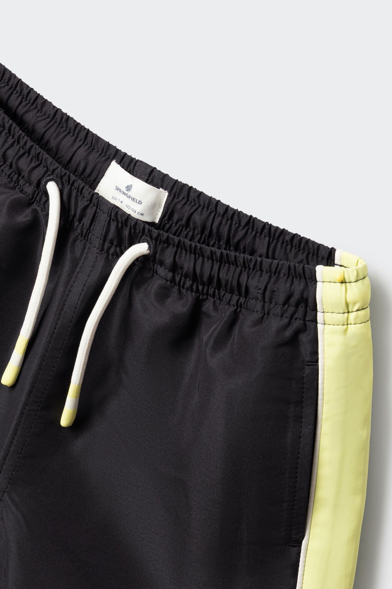Springfield Kids Traje de ba&ntilde;o de contraste para ni&ntilde;o negro