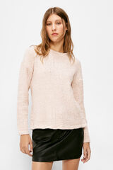 Springfield Playera Chenilla Estructura Botones rosa