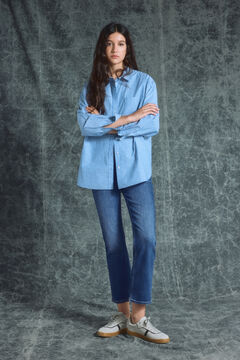 Springfield Jeans Flare azul