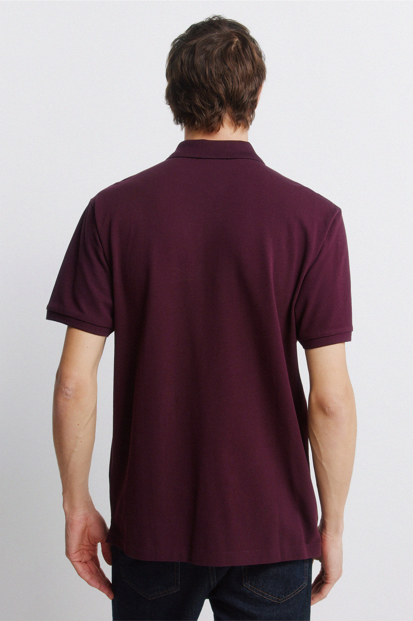 Springfield Polo b&aacute;sico regular fit p&uacute;rpura