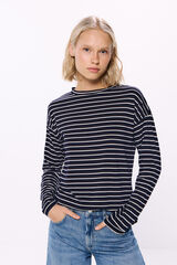 Springfield Playera a rayas azulado