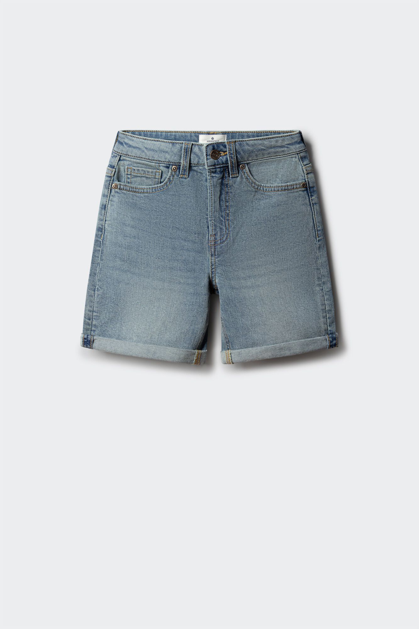 Springfield Kids Bermudas para ni&ntilde;o de denim azulado