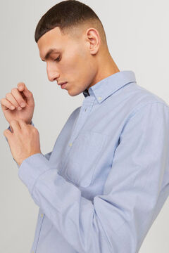 Springfield Camisa oxford confort fit azul mezcla