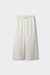 Springfield Kids Pantal&oacute;n culotte fluido para ni&ntilde;a marfil