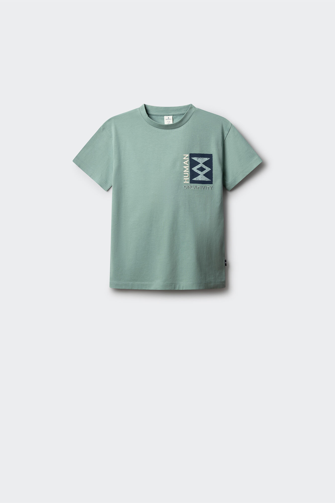 Springfield Kids Playera manga corta Creativity para ni&ntilde;o turquesa