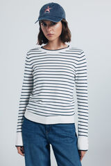 Springfield Suéter fino botones puños nude