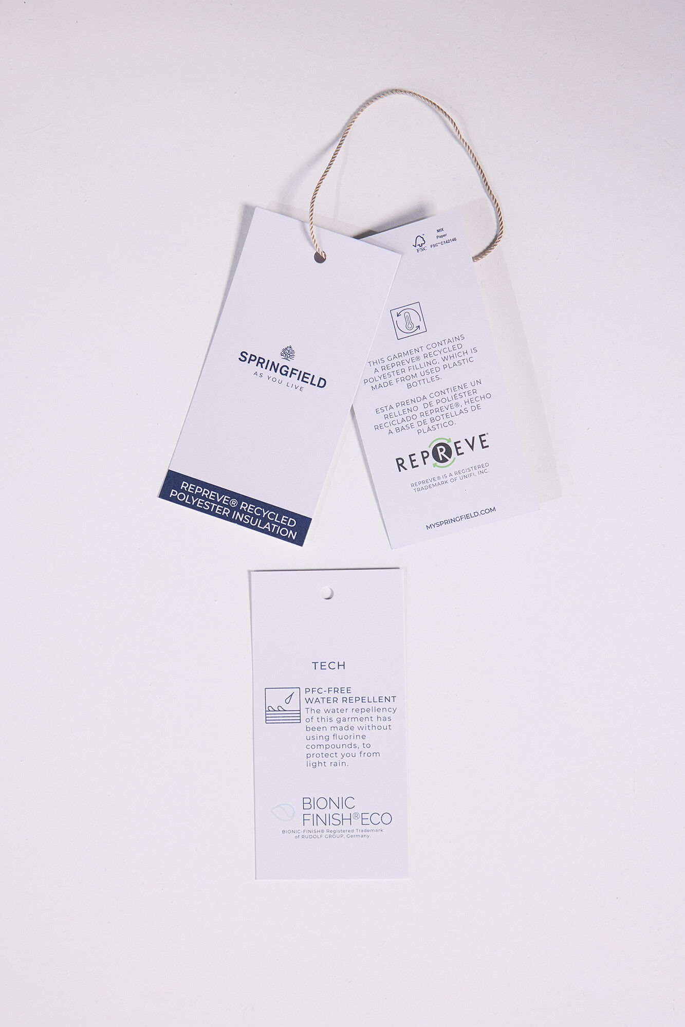 Springfield Chaleco acolchado negro