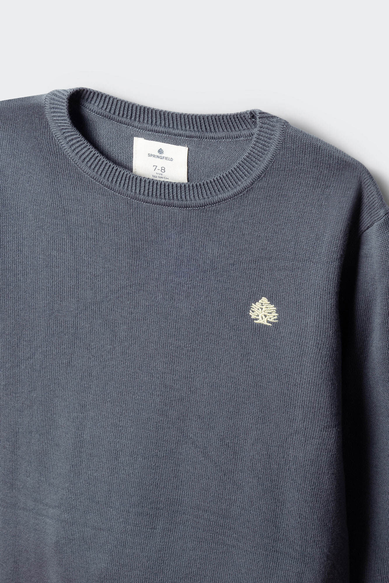 Springfield Kids Su&eacute;ter b&aacute;sico con coderas para ni&ntilde;o. azul