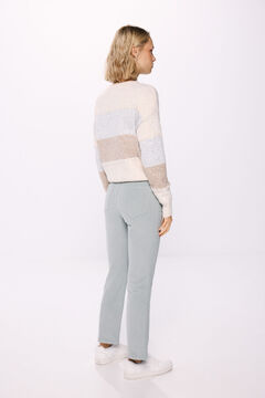 Springfield Pantalón pana kick flare verde